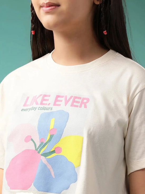 Lil Tomatoes Girls Cotton Crop Top-GGT-S24-1476_CREAM_28