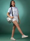 Lil Tomatoes Girls Cotton Crop Top-GGT-S24-1478_BLUE_28