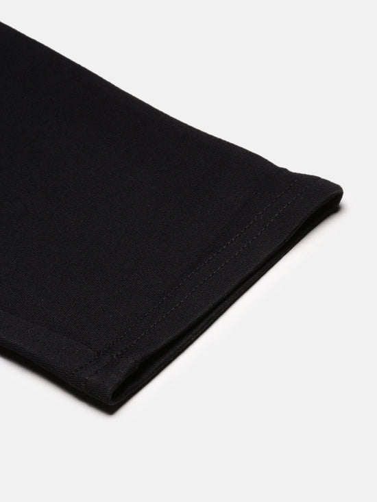 Women Solid Black Slim Fit Jeggings-AF-2266-Black