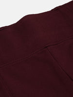 Women Solid Maroon Slim Fit Jeggings-AF-2269-Maroon