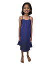 Girls A-Line Dress with Shoulder Tie-Up Straps