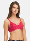 Clovia Cotton Rich Non Padded Wirefree T-shirt Bra In Hot Pink