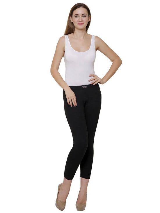 Bodycare Womens Thermal Bottoms Pack Of 1-Black