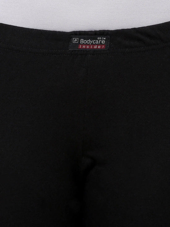 Bodycare Womens Thermal Bottoms Pack Of 1-Black