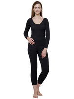 Bodycare Womens Thermal Tops Round Neck Full Sleeves Pack Of 1-Black
