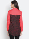 Ruby Red Colour Women Shirt