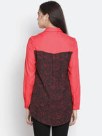 Ruby Red Colour Women Shirt