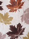 Home Sizzler 2 Piece 3D Maple Polyester Curtain Set
