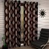 Home Sizzler 2 Piece Home Joy Eyelet Polyester Curtain Set