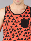 UrGear Men's Geometric Print T-shirt-UrM002061pS