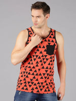 UrGear Men's Geometric Print T-shirt-UrM002061pS
