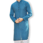 Authentics Kurta Pyjama Set Blue-KPDU57073BLU-38