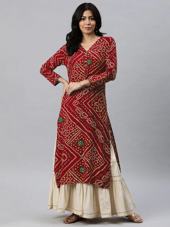 Ahika Women's Cotton Blend Printed-VCK1708_3XL