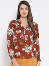 Floral Cut Nelly Glam Women’s Top