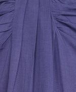 Women Cotton Flex Customizable Midi Wrap Skirt with Pleats