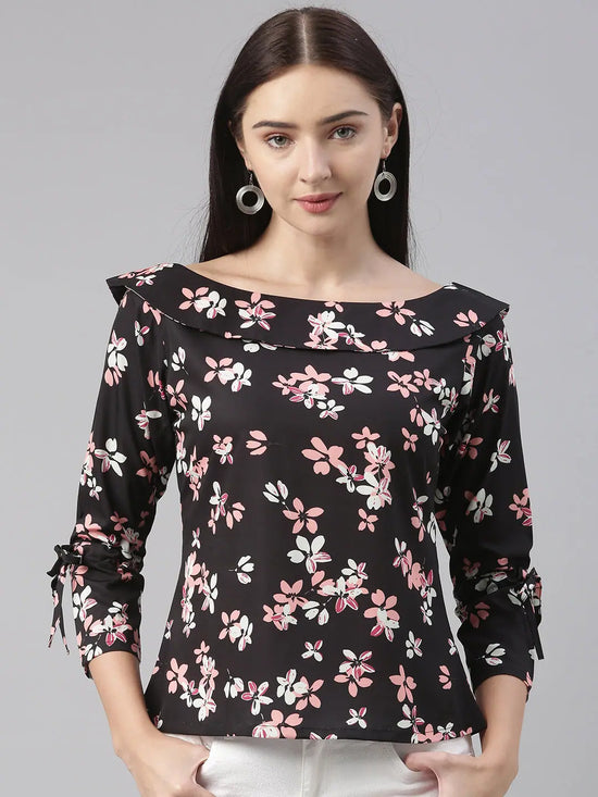 Ahika Floral Printed Top-VT1024A_L